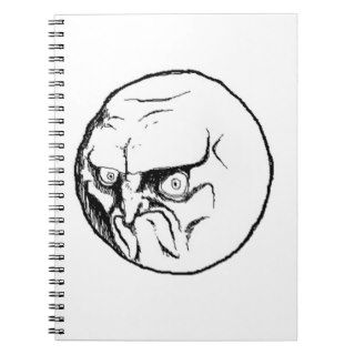 NO. Rage Face Spiral Notebooks
