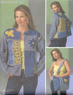 McCall's Chenille Jacket and Tote Sewing Pattern # M4798