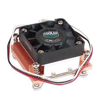 Cooler Master Socket 478 Copper Heat Sink & 1.57" Dual Ball Bearing Fan w/3 Pin Connector up to Pentium M 2.26GHz Computers & Accessories