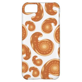 Orange Paisley Pattern iPhone 5C Cover