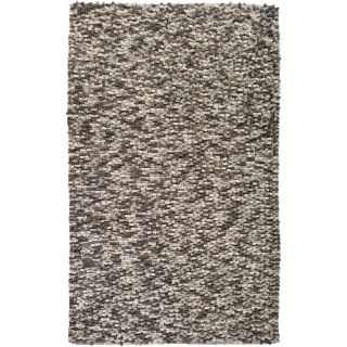 Hand woven Merced New Zealand Wool Plush Textured Rug (2 X 3)