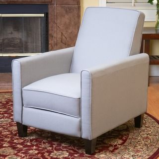 Christopher Knight Home Darvis Grey Recliner Club Chair