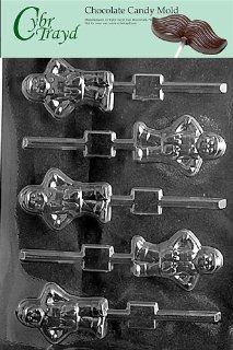 Cybrtrayd K120 Builder Man Lolly Kids Chocolate Candy Mold Kitchen & Dining