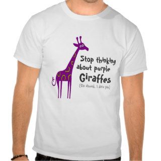 Purple Giraffes T shirts