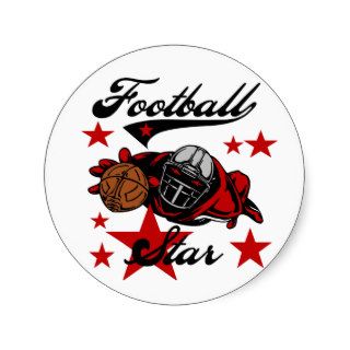 Football Star T shirts and gifts Stickers