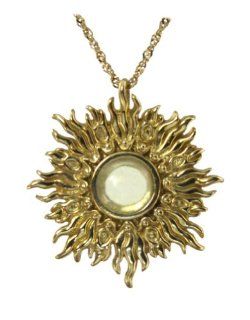 14k Gold Libyan Desert Glass Pendant Necklace Jewelry