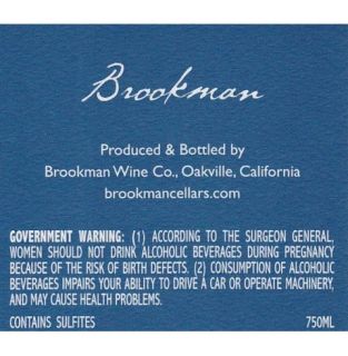 2008 Brookman Napa Valley Cabernet Sauvignon 750ml Wine