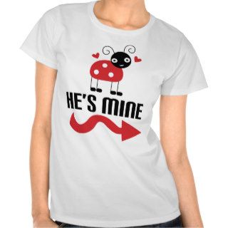Couple Cute Ladybug Her Tee Shirt