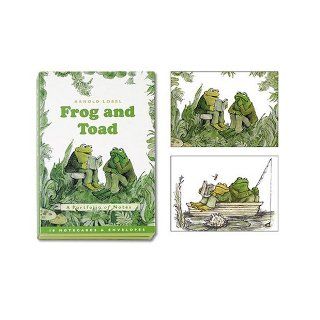 PF33   Frog and Toad Notecard Portfolio Peaceable Kingdom Press, Arnold Lobel 9781568901428 Books