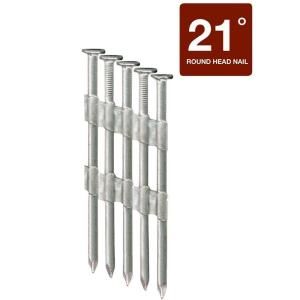 Duo Fast 2 3/8 in. x 0.113 Brite Ring Shank 20 Degree Resin Bond Framing Nails (3,000 Pack) 670000