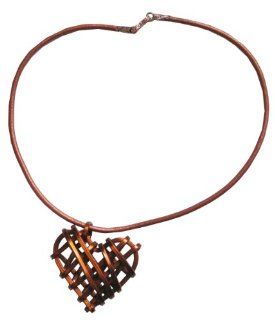Handmade Recycled Wire "Heart" Necklace by Aria Handmade (B) Jewelry