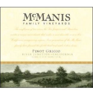 2011 Mcmanis Pinot Grigio 750ml Wine