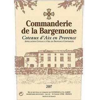 Commanderie De La Bargemone Coteaux D'aix en provence Rose 2011 750ML Wine