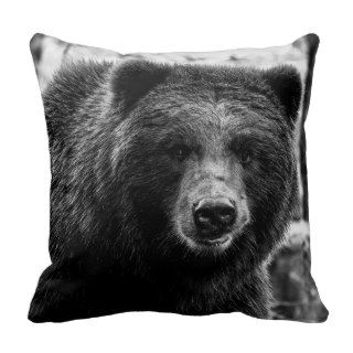 Beautiful Grizzly Bear Photo Throw Pillow