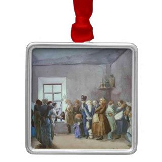 Pavel Fedotov  Police Commissary's Reception Room Christmas Ornament