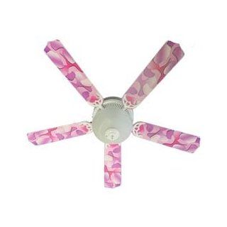 Urban Hot Pink Crazy Camo Ceiling Fan   52 inches   Pink Realtree Camo