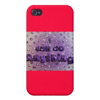 I can do Anything Mixed Media Chubby Art Painting iPhone 4/4S Cases