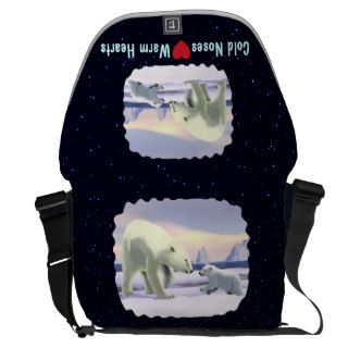 Polar Bear   Mama Nose Best Courier Bag