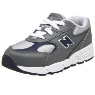 New Balance Infant/Toddler KJ498GRI Sneaker,Grey,2 M US Infant Shoes