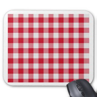 red table cloth mousepad