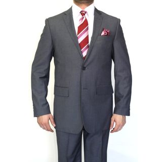 Ferrecci Men's Slim Fit Grey Two button Jacket and Pant Suit Ferrecci Suits