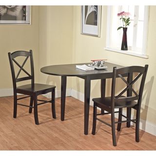 Country Cottage Black Drop Leaf Dining Table Dining Tables