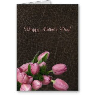 Pink Tulips   Happy Mother's Day Greeting Cards