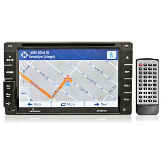 Lanzar SNV65I3D 6.5'' In Dash Double DIN GPS Bluetooth Touchscreen LCD DVD/CD/ SD AM FM Receiver W/ Remote (Refurbished) Lanzar Mobile Video