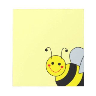 Cute Bumble Bee Memo Pads