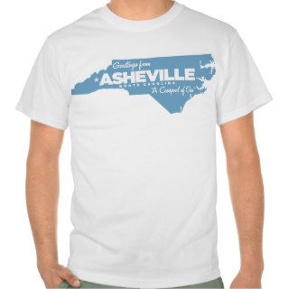 Greetings Asheville T shirts