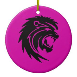 Leo The Lion Horoscope Astrology Zodiac Sign Christmas Tree Ornaments