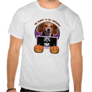 Halloween   Just a Lil Spooky   Beagle Tee Shirt