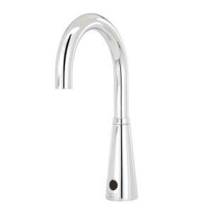 American Standard Selectronic DC Powered 0.5 GPM Touchless Lavatory Faucet with 6 in. Gooseneck Spout in Polished Chrome 6055.165.002