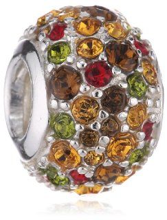 Chamilia Silver Jeweled Kaleidoscope Fresco Bead * Sterling 2025 0785 Jewelry