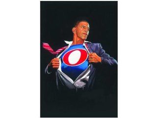 Alex Ross  Time For A Change Barack Obama Print (Obama Man / Superobamaman) Barack Obama Poster/Print (Inauguration Day Edition)  