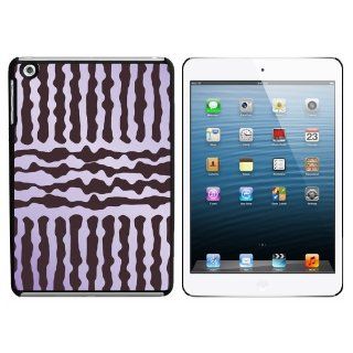 Urban Sketchy Purple Gray Snap On Hard Protective Case for Apple iPad Mini   Black Computers & Accessories