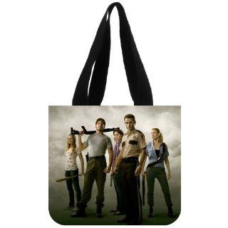 Custom The Walking Dead Tote Bag (2 Sides) Canvas Shopping Bags CLB 487   Reusable Grocery Bags