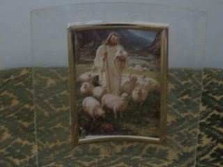 1943 JESUS As The GOOD SHEPHERD   Warner Sallman print in Acrylic Curved Frame (#SC 8)  Single Frames  