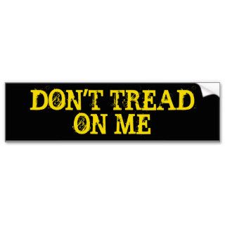 Don't Tread On Me Bumper Stickers