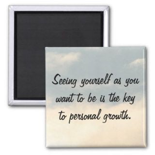 Personal Growth Fridge Magnet