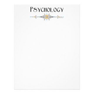 Psychology Decorative line Personalized Letterhead
