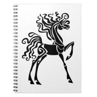 Black Horse Spiral Notebook