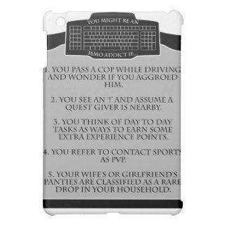 You Might Be An MMO Addict Warning List iPad Mini Case