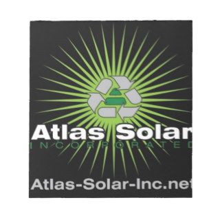 Atlas Solar Inc. Note Pad