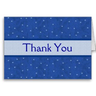 Holiday Snowflakes Blank Thank You Card