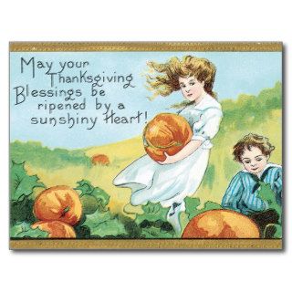 Thanksgiving Blessings Post Card