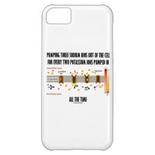 Pumping Three Sodium Ions Out Of Cell (Na K Pump) Cover For iPhone 5C