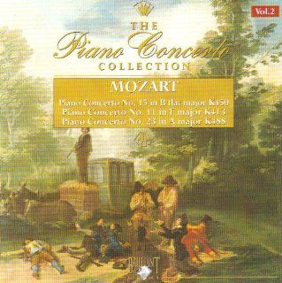 Mozart piano Concertos No. 15 in B Flat Major K 450, Piano Concertos No. 11 in F Major K 413, Piano Concertos No. 23 in a Major K 488 ( Vol. 2 ) Music