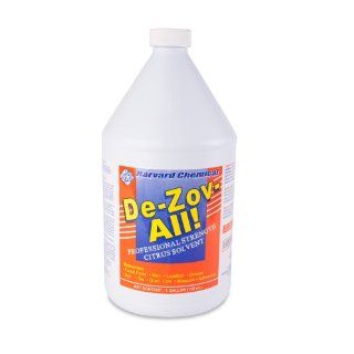 Harvard Chemical 505 De Zov All Solvent Degreaser, Citrus Fragrance, 1 Gallon Bottle, Amber (Case of 4) Industrial Degreasers