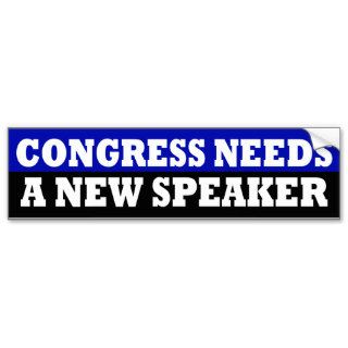 Congress Needs a New Speaker Sticker Bumper Stickers